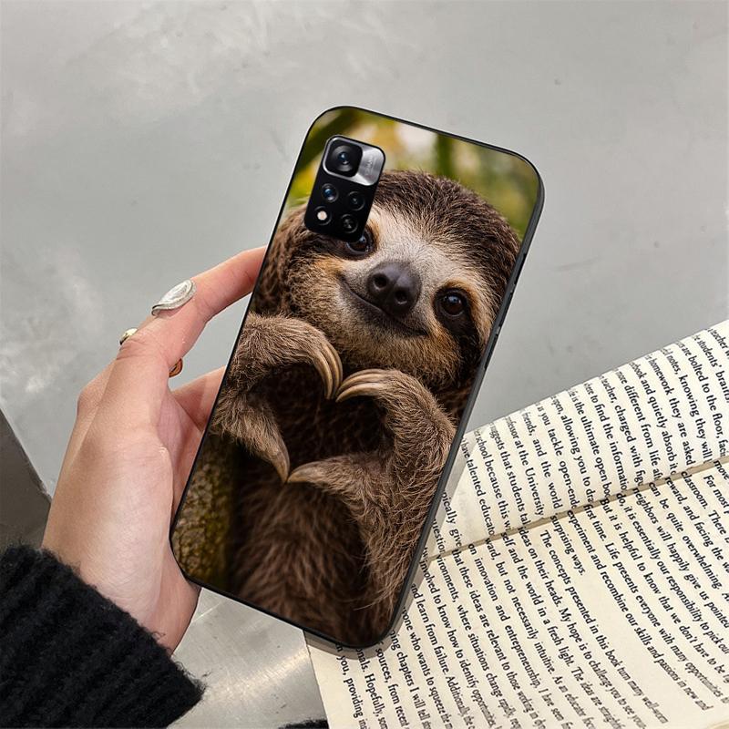 Phone Case For Xiaomi Poco C71 15T 14T Pro Redmi note 15 14 14 13 Pro Redmi A5 15C 13C Sloth