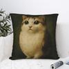 Federa Cuscino Meme Gatto Meowl Gufo Famoso su Internet Quadrata Moderna per Divano Letto Soggiorno