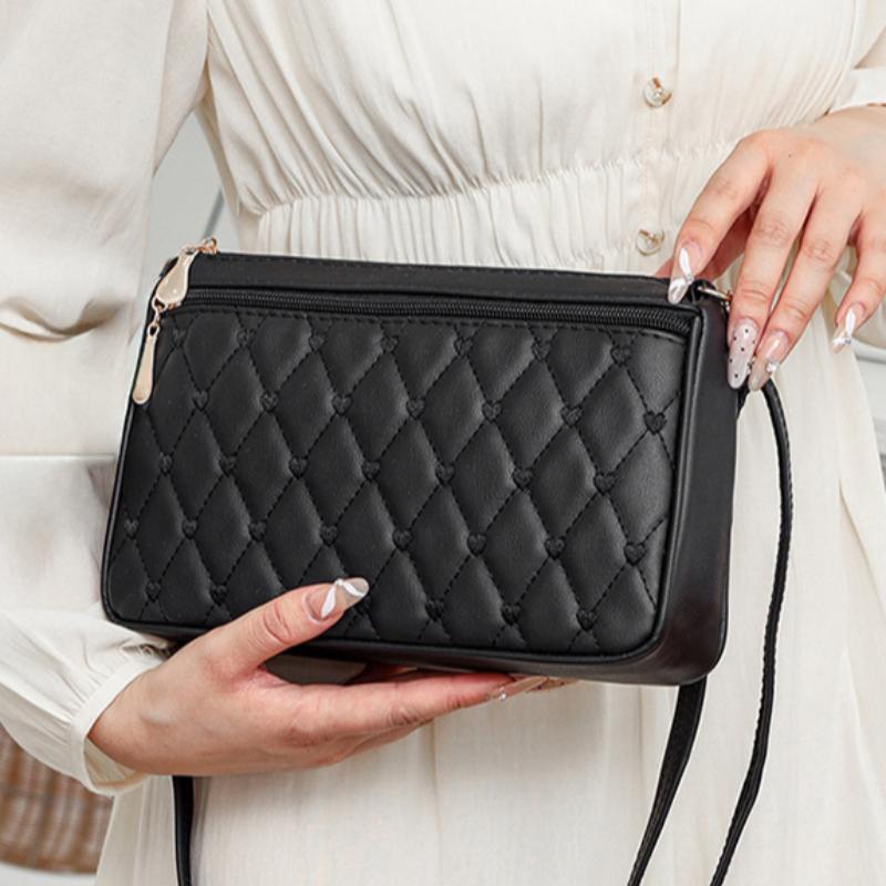 Summer large capacity women's crossbody bag versatile quilted single shoulder cross-border women's bag