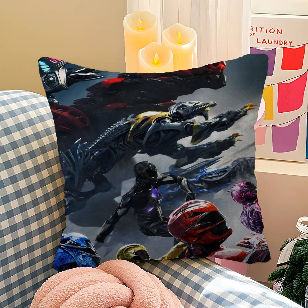 P-Power R-Rangers Pillow Anime Pillow Sofa Bed Head Pillow Cover Cushion Cover 45X45 Cm Fashion