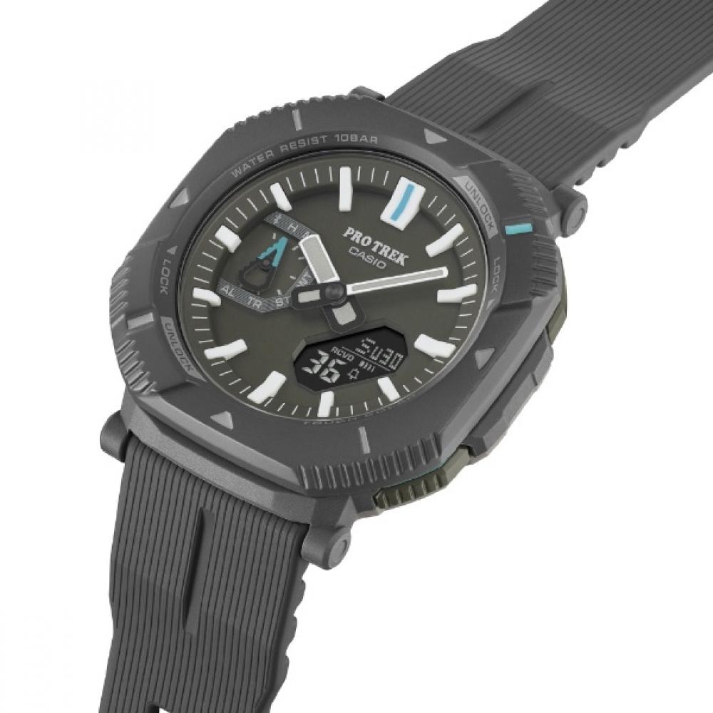 Casio [bluetooth Equipped Solar Watch] Pro Trek  Pro Trek  Hiker Line Charcoal Gray Prj B001 1jf
