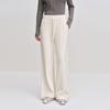 LED'IN Women's Soft Chenille Straight Wide-Leg Casual Pants