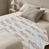 Flannel Fleece Blanket, Bear Series: High-Density Plush Soft Throw, Skin-Friendly, Warm Decorative, Portable for Car, Ideal for Christmas & Halloween