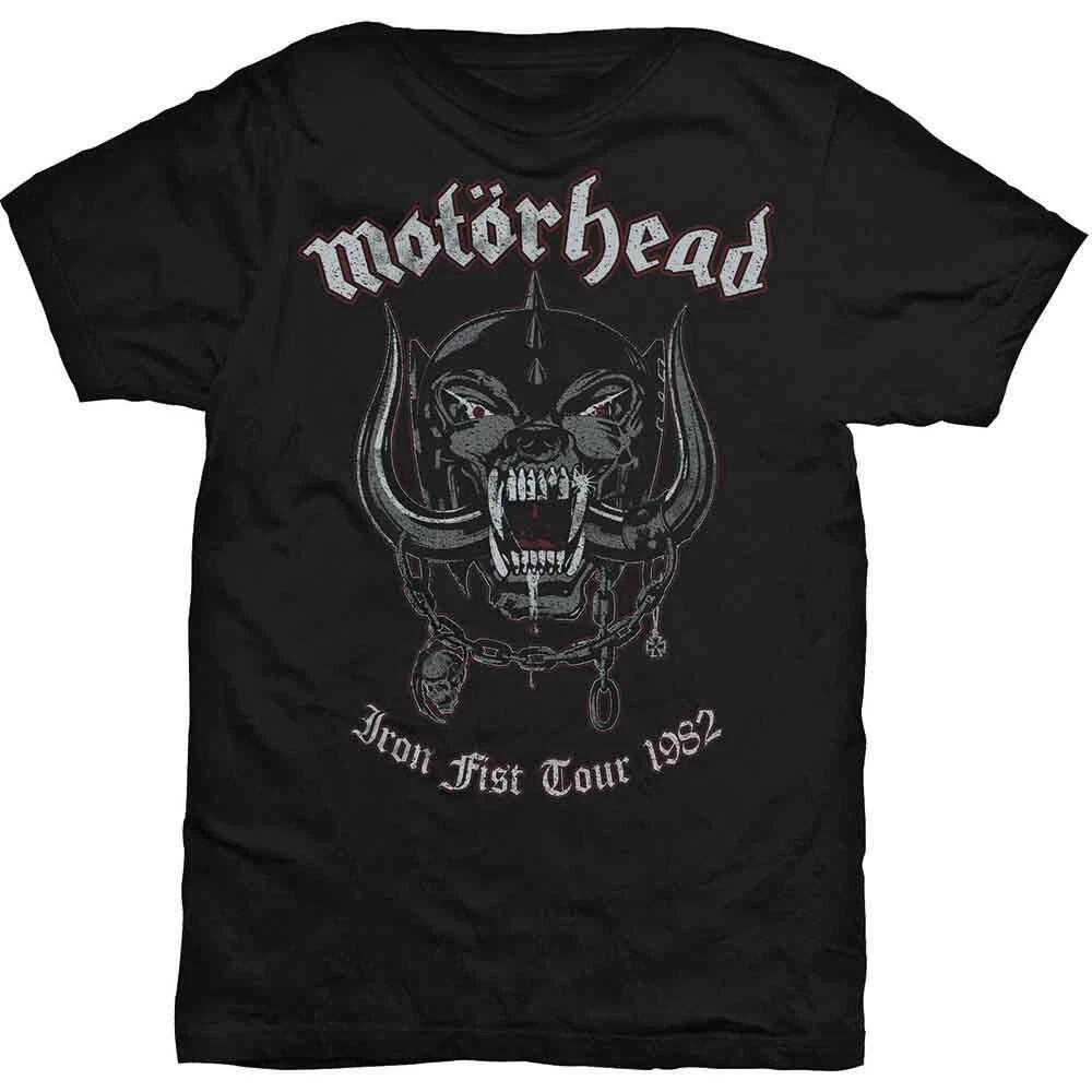 Motorhead Men s Grey Warpig Short Sleeve T-Shirt, Black, Large S
