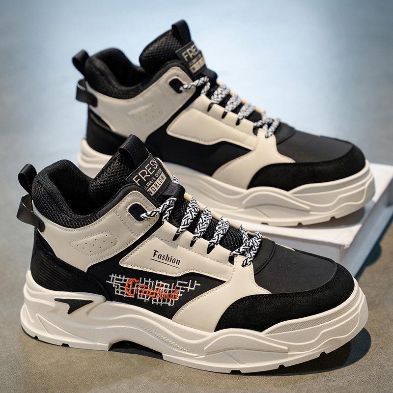 High-top tooling shoes men's Martin shoes autumn and winter men's shoes new fashion casual board shoes sports men's trendy shoes