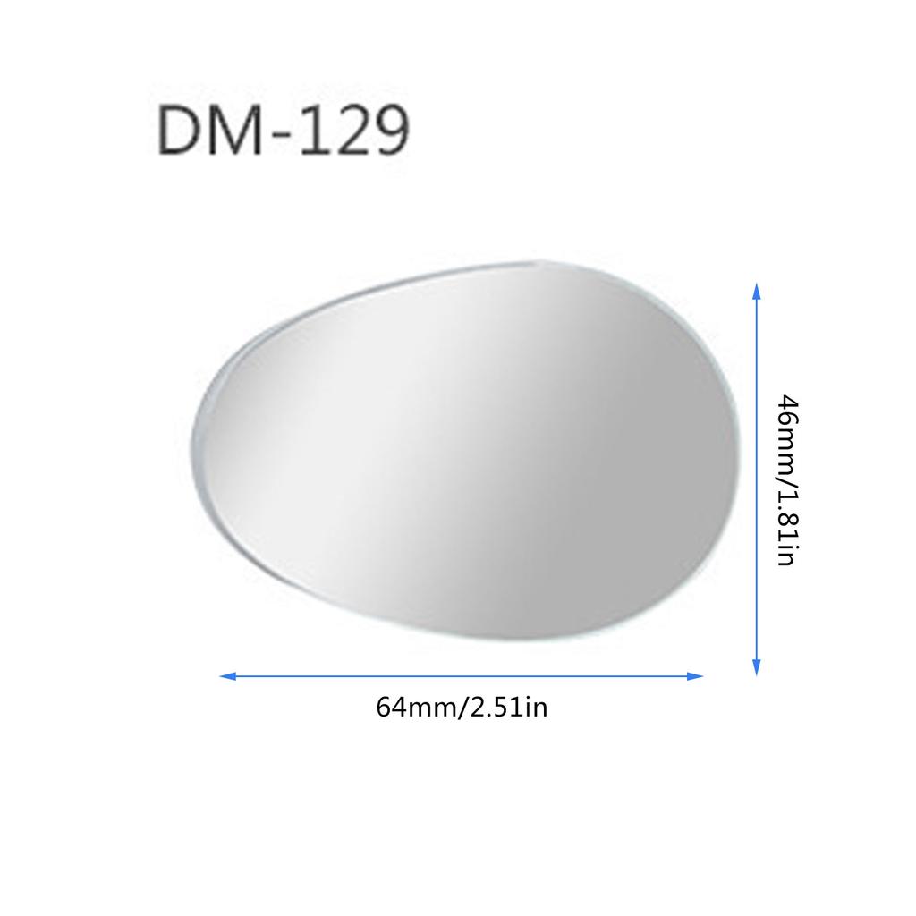 2Pcs Auto Spiegel HD Toter Winkel Spiegel Einstellbar Auto Rückspiegel Konvexen Spiegel 360 Grad Weitwinkel Fahrzeug Parkplatz Randlos