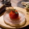 ZISIZ Round Transparent Glass Serving Plate
