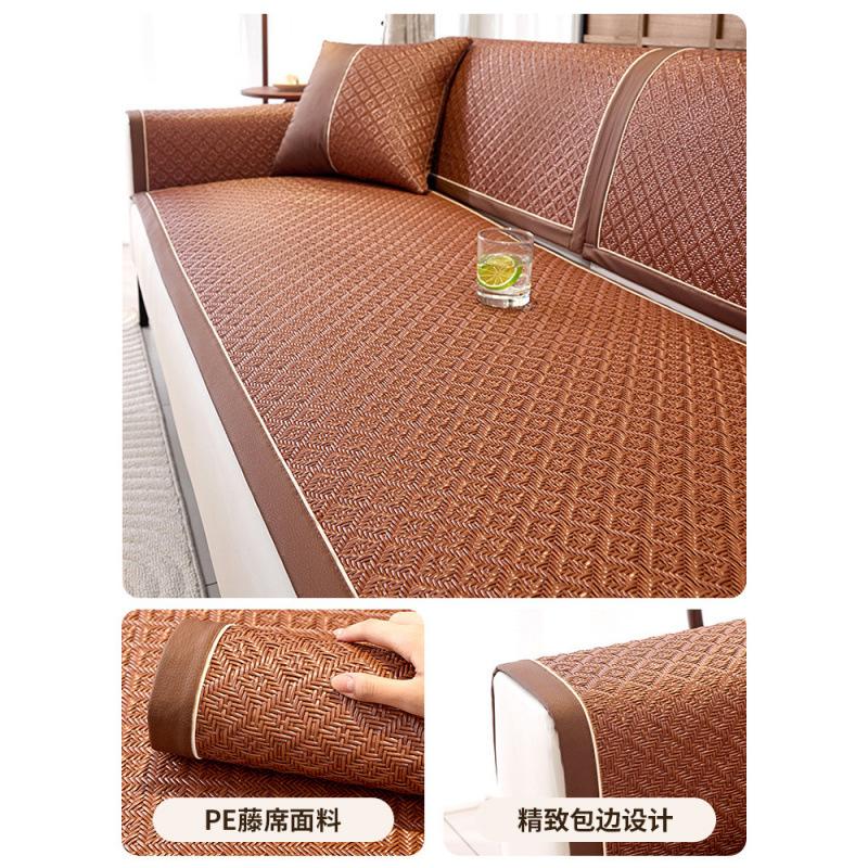 Rattan Mat Sofa Cushion, Summer Mat, Cool Cushion, Seat Cushion Non-Slip, Summer Ice Cushion  New Sofa Cover Cover Cloth