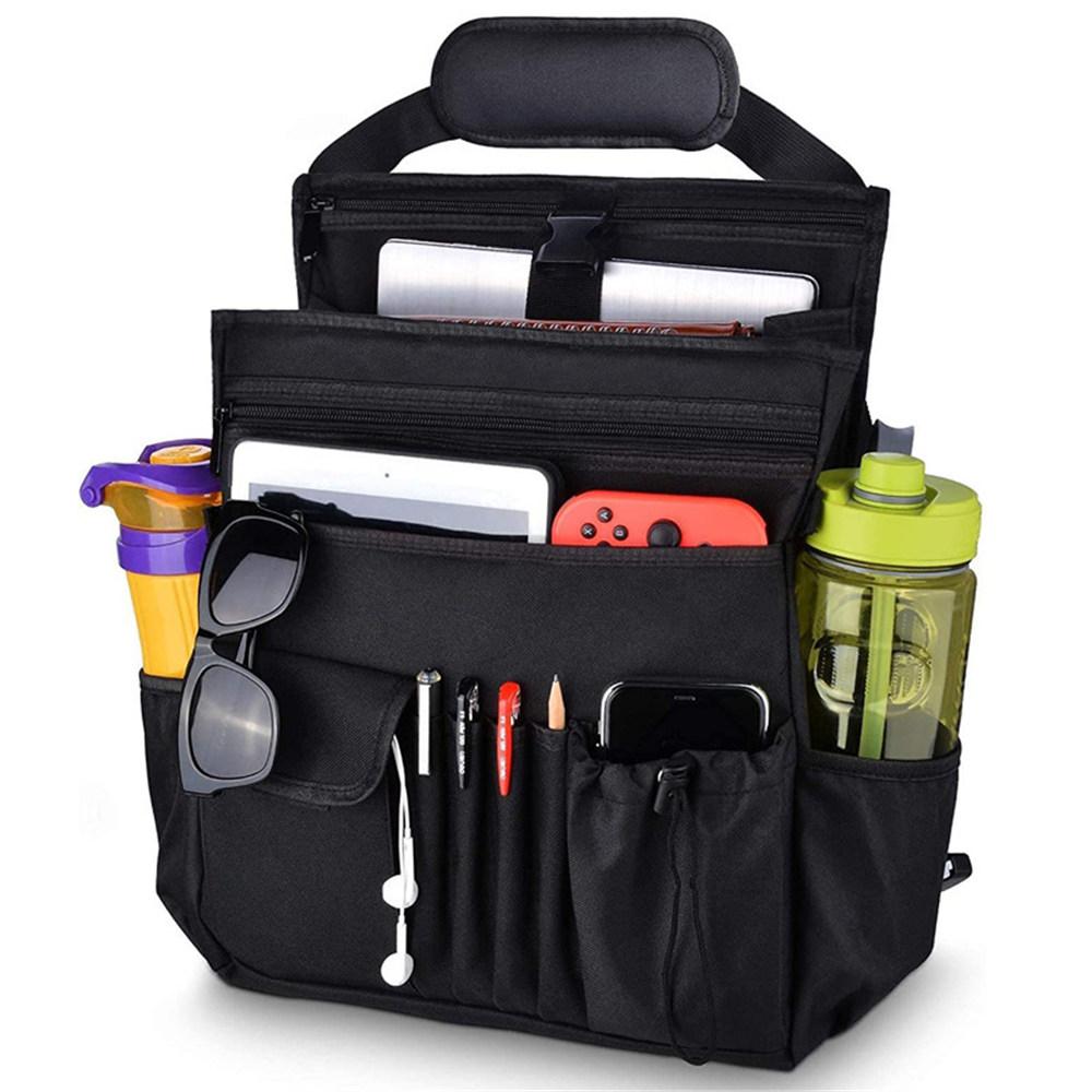 

Сумка для зберігання спинки сидіння автомобіля з тканини Оксфорд 600D та плечовим ременем, органайзер для переднього сидіння Type A