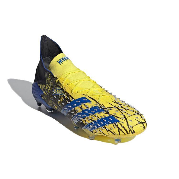 Adidas Marvel X Predator Freak.1 FG Wolverine Men Sneakers Yellow Bright-Yellow Blue FY1119