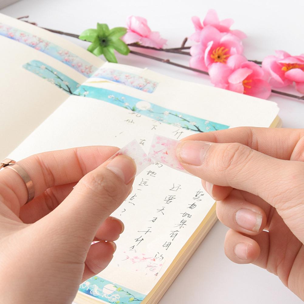 Tearable Washi Tape DIY Scrapbooking Masking Tape Sticker School Office Supply