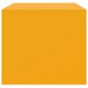 Yellow Mustard Coffee Table 67 x 50 x 44 cm Steel