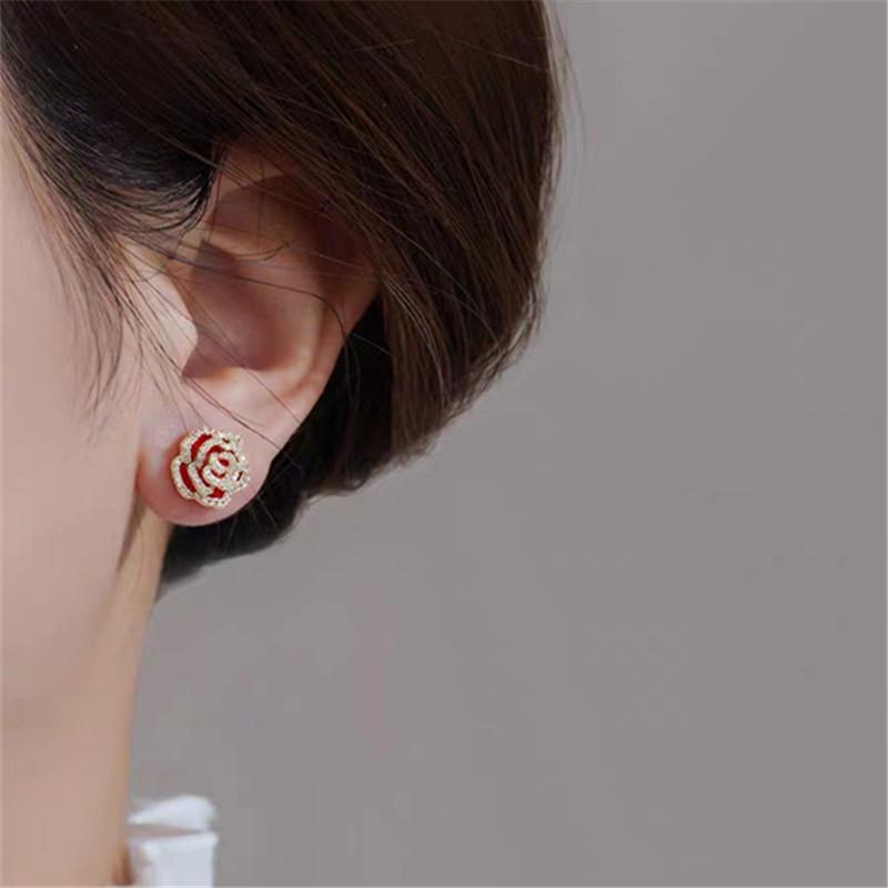 Boucles d'oreilles de luxe tendance 2024 accrocheuses pour femmes: Boucles d'oreilles à clous tendance et polyvalentes pour l'automne et l'hiver