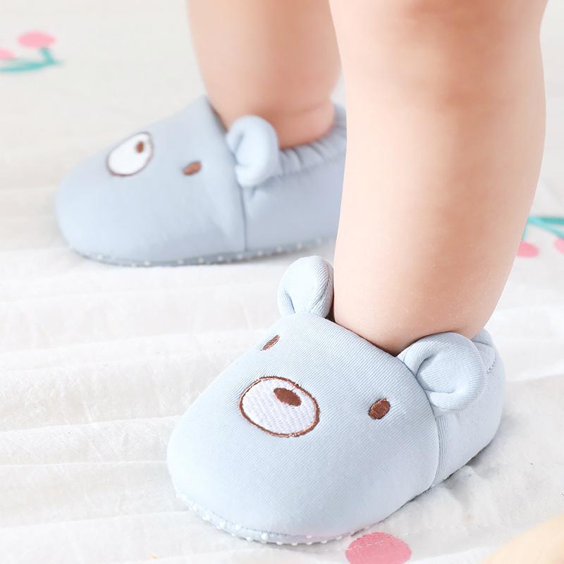 Baby Boys Girls Crib Shoe Sports Crib Shoes Infant First Walkers Toddler Soft Sole Anti Slip Baby Floor Sneakers Spring Autumn 0-24Month Prewalker