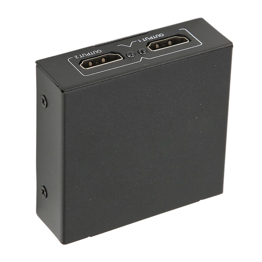 HD Multimedia Interface Splitter Switch Amplifier 1 in 2 Out Dual Monitor 1080P 3D Distributor with