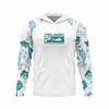 Mens Long Sleeve UV Protection Fishing Shirt Breathable Quick Dry Hooded Sunproof Outdoor Angling Top