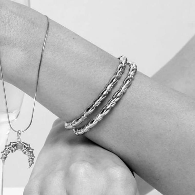 Sophy Rouge Lunatic Planet White Gold Bracelet