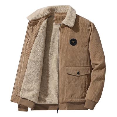 Thicken Wool Liner Jacket  Men  Winter  Cotton  Parkas  Male  Windbreaker  Warm  Coats  Casual  Overcoat