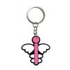 Cute Medical Themed Silicone Keychains With Blank Label Tags Lovely Cartoon Designs For Nurses Doctors Gifts Daily Use