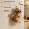 Transparent Cat Hair Storage Refrigerator Magnets Pet Fur Keepsake Capsule Diy Souvenirs Cat Whiskers Collector Fridge Magnet
