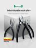 Chrome Vanadium Steel Diagonal Cutting Pliers: Pointed Nose, Flat Mouth, Mini Model for Electronics