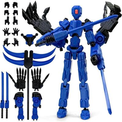 Šťastná 13 Kloubový Model Hračky s Pohyblivými Klouby 3D Tištěná Hračka Akční Figurka Robota Mecha Kreativní Dekorace na Stůl Ozdoby Hotové