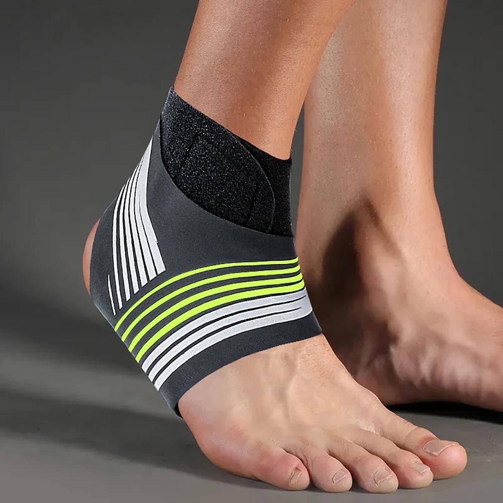 1 Pc Adjustable Compression Ankle Support Men & Women, Strong Ankle Brace Sports Protection