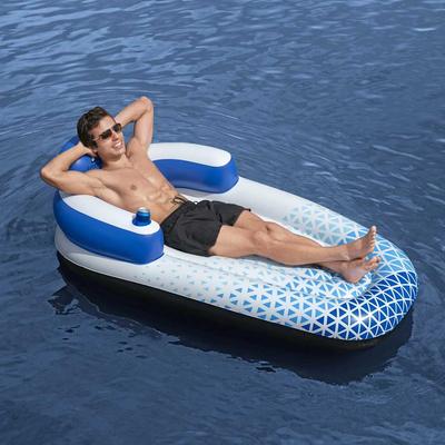 Bestway Hydro Force Floating Lounger, 183X97 Cm, Blue