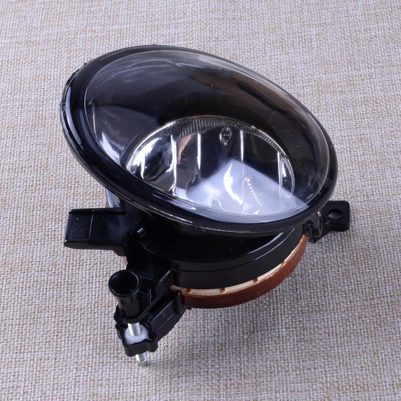 1 Pair 12V Car Front Left Right Amber Fog Driving Light Lamp Clear Lens New Fit for VW Touran Caddy 2010 2011 2012 2013 2014