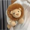 Cute Lion Plush Toy Accompany Soothing Doll Simulation Lion Doll Throw Pillow Gift Children's Doll