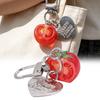 Vibrant Colors Fruit Key Chain Realistic 3D Resin Key Ring Fashion Tomato Bag Charm Daily Matching
