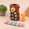Children'S Woodpecker Toy, Educational Early Childhood Fishing And Insect Catching Game, Magnetic Montessori Magnetic Toy