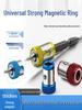 Universeller Anti-Rutsch Magnetischer Schraubendreherbit mit Starkem Magnetring