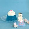 Floral Festival Resin Decor With Cute Animal Figures For Scrapbook Crafts