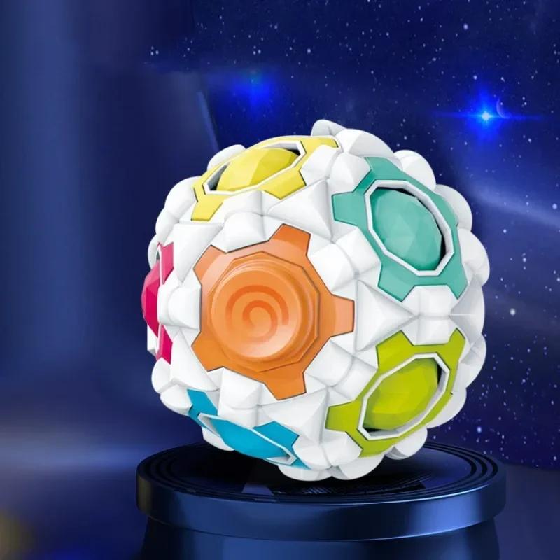 

Plastic Luminous Gyroscope Toy For Kids Body Massage Stress Relief Brain Coordination Training Children Enlightenment Plaything