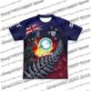 2026 Estate Uomo Nuova Zelanda Warriors Abbigliamento da Allenamento Rugby Maglietta Bambino Uomo e Donna Uguale Top Casual Traspirante
