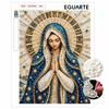 DIY Pearl and Diamond Painting Kit Religious Virgin Mary. Suitable for Beginners. Home Wall Decoration. Handmade Gift.