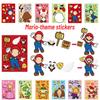 Super Mario Cartoon Stickers Fun And Interactive Puzzle Stickers For Parent-child Bonding