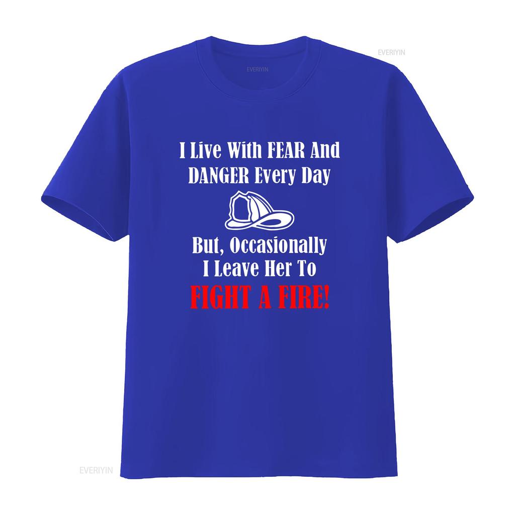 Firefighter T Shirt Fireunisex Quote Firefighting Danger First Responder Emergency Services Heroes Vintage Washed Versatile