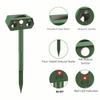 Waterproof Solar Animal Repellent High Volume Sound Infrared Animal Deterrent  Yard Garden