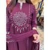 Bawełniany zestaw Kurti Pant Dupatta na imprezę Indyjski Projektant Etniczny Salwar Kameez