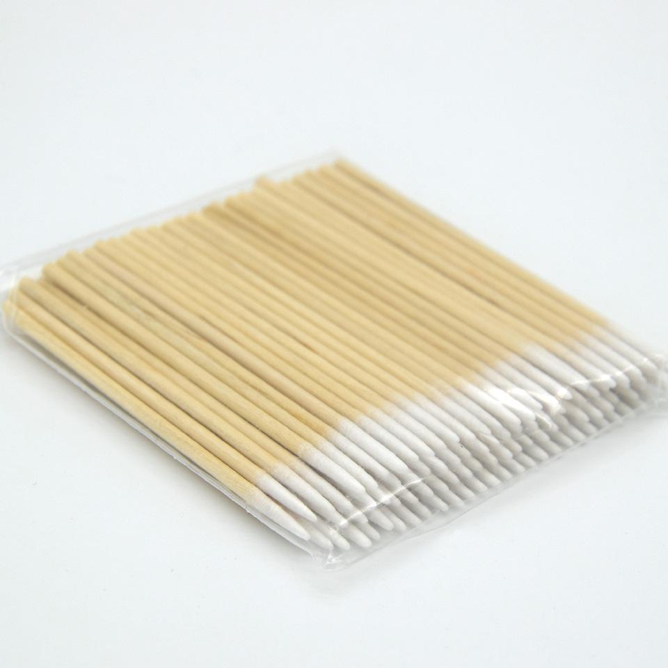 Microblading 7CM Pointed Single-Head Cotton Swabs for Eyebrows and Lip Tattooing