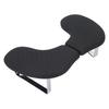 Nail Arm Rest for Nail Tech Detachable U Shape Soft PU Folding Manicure Hand Rest for Salon Home Black