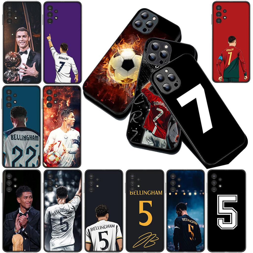 for Samsung Galaxy A35 A36 A55 A26 A05 A06 A14 A50 A51 A53 A54 A12 A13 A23 Phone Case Poster No7 Soccer No 5 7 Football No5