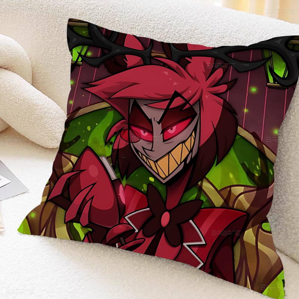 Popular Anime H-Hotel H-Hazbin Alastor Pillow Cover Design Cushion Cover Decor Holiday Decorati