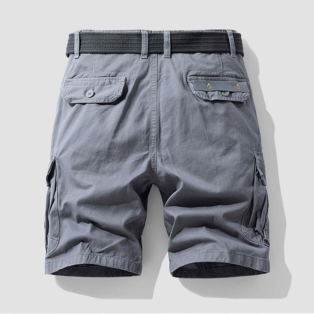 Herren Cargo Shorts Outdoor Casual Relaxed Fit Baumwolle Militärshorts mit mehreren Taschen