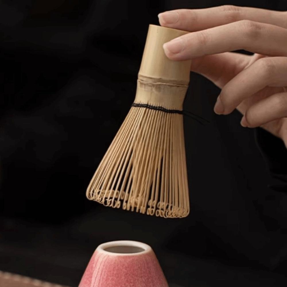 3Pcs/Set Match Bowl Matcha Whisk Set Tea-Making Tools Ceramic Chasen Stand  for Tea Lovers