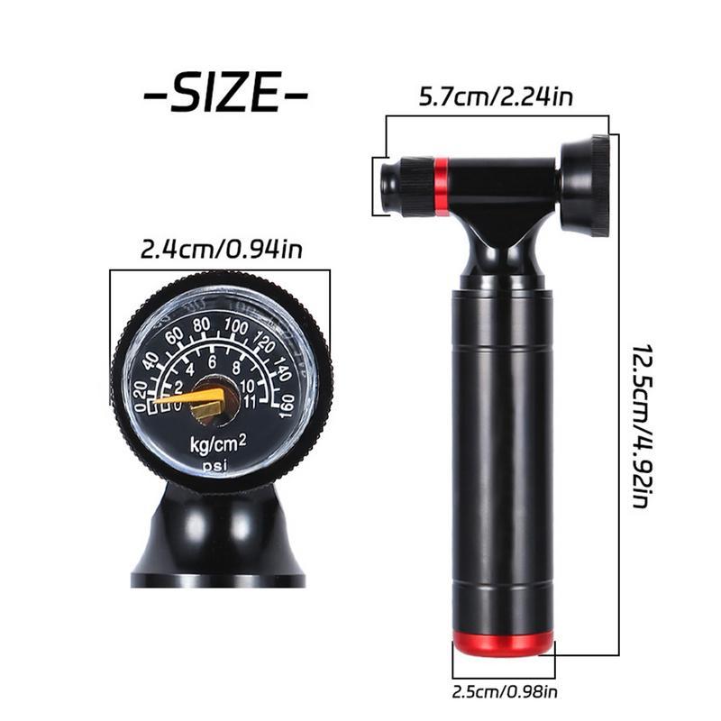 Carbon Dioxide Tire Pump Cycling Tyre Pump For Fast Tire Inflation Fast Tire Inflation Tool Fast Cycling Tire Repair Tool