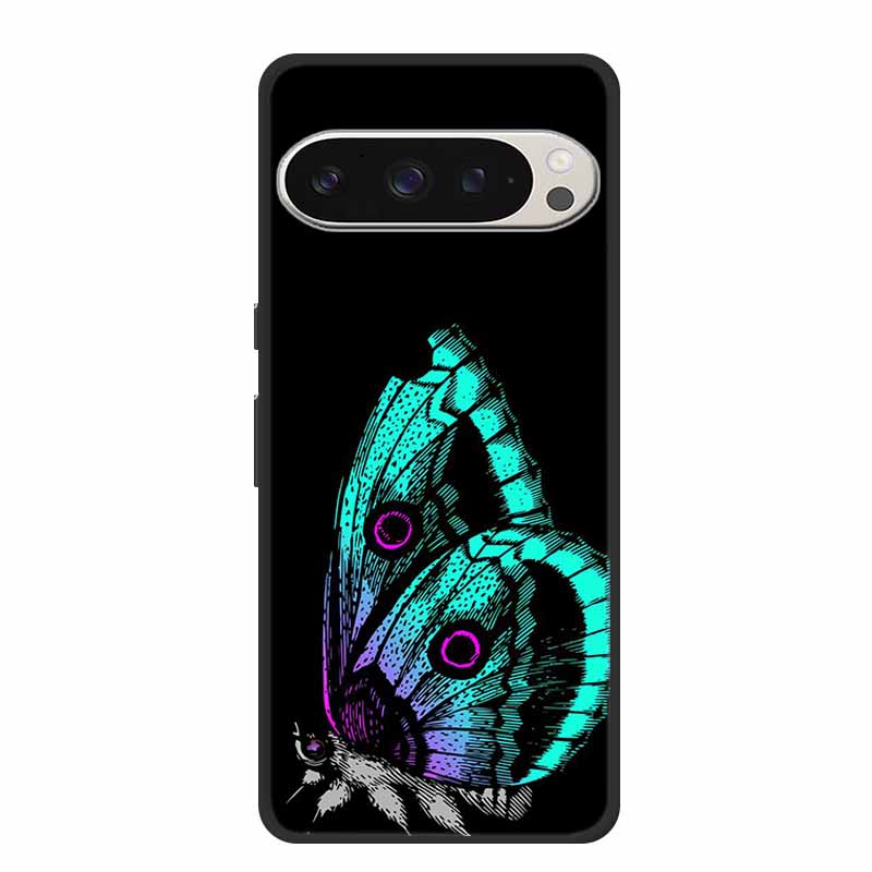 Für Google Pixel 9 5G Hülle Luxus TPU Weiches Silikon Handyhüllen für Google Pixel 9 Pro Pixel9 Cartoon Süße Stoßstangenabdeckung Fundas