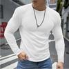 Men S Long Sleeve Round Neck Casual Basic T Shirt